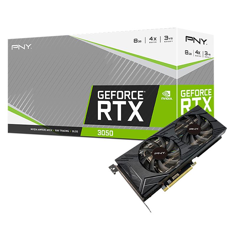 PNY GeForce RTX 3050 8GB UPRISING Dual Fan VCG30508DFMPB Nvidia GPU Graphic Card