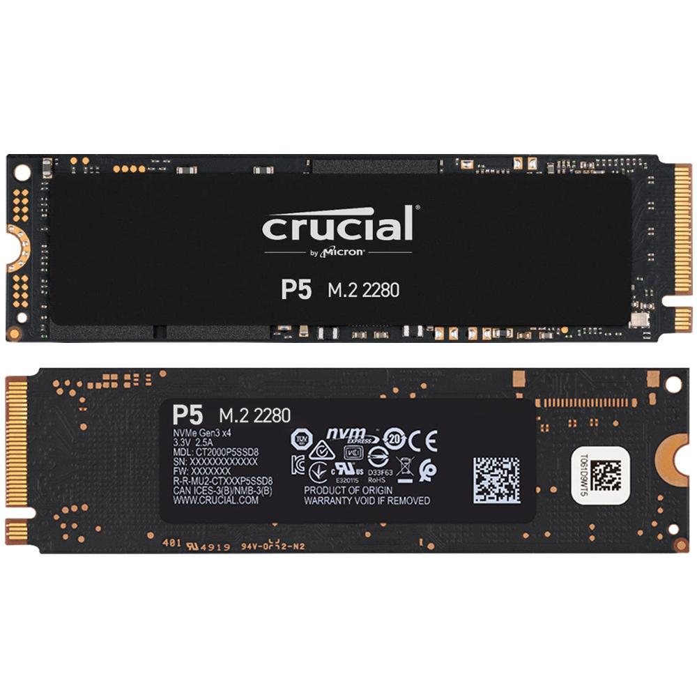 Crucial P5 1TB M.2 2280 NVMe PCIe 3.0 x4 CT1000P5SSD8