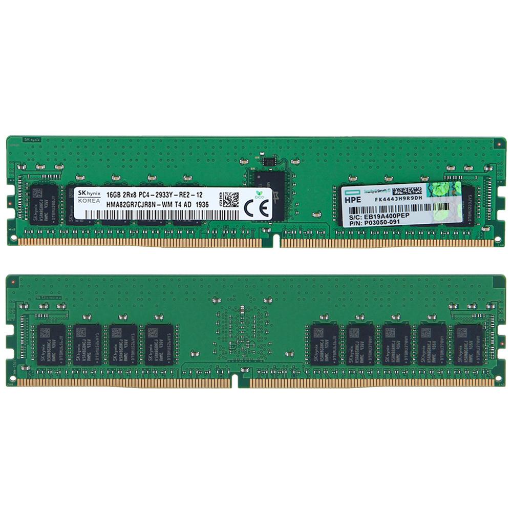 HPE P00922 B21 P06188 001 HP 16GB DDR4 2933MHz PC4 23400 ECC Registered CL21 288 Pin DIMM Memory