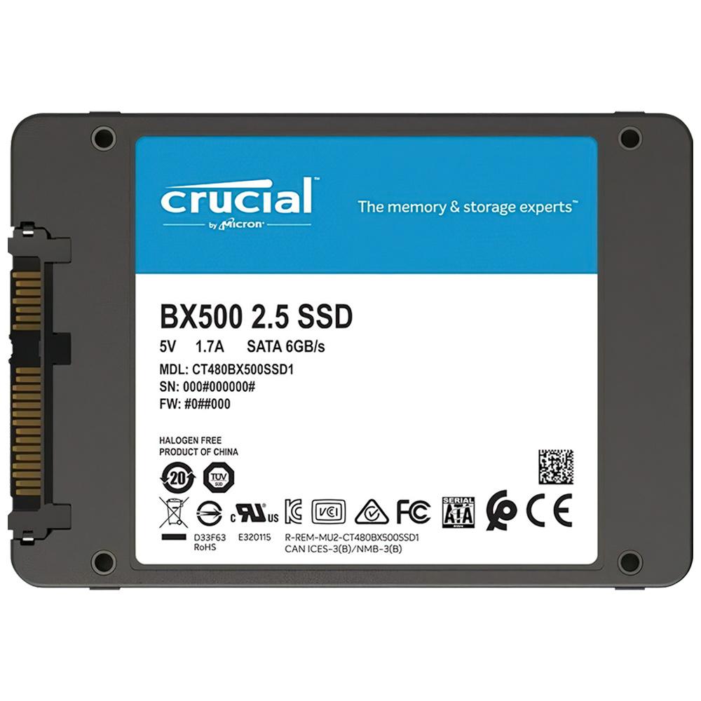 Crucial BX500 2TB 2.5" 7mm SATA 3.0 6Gb/S CT2000BX500SSD1