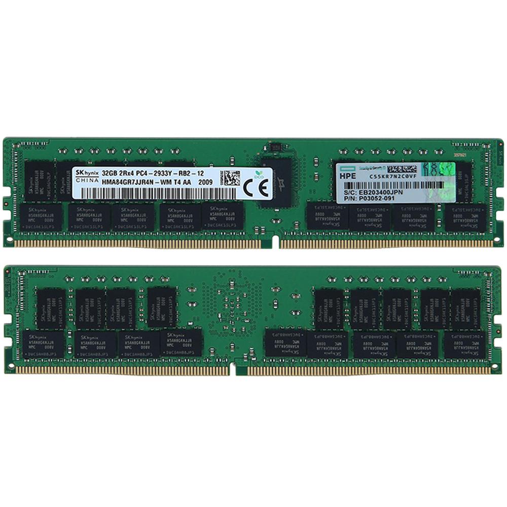HPE P00924 B21 P06189 001 HP 32GB 2Rx4 PC4 2933Y R CL21 ECC Reg RDIMM Smart Memory