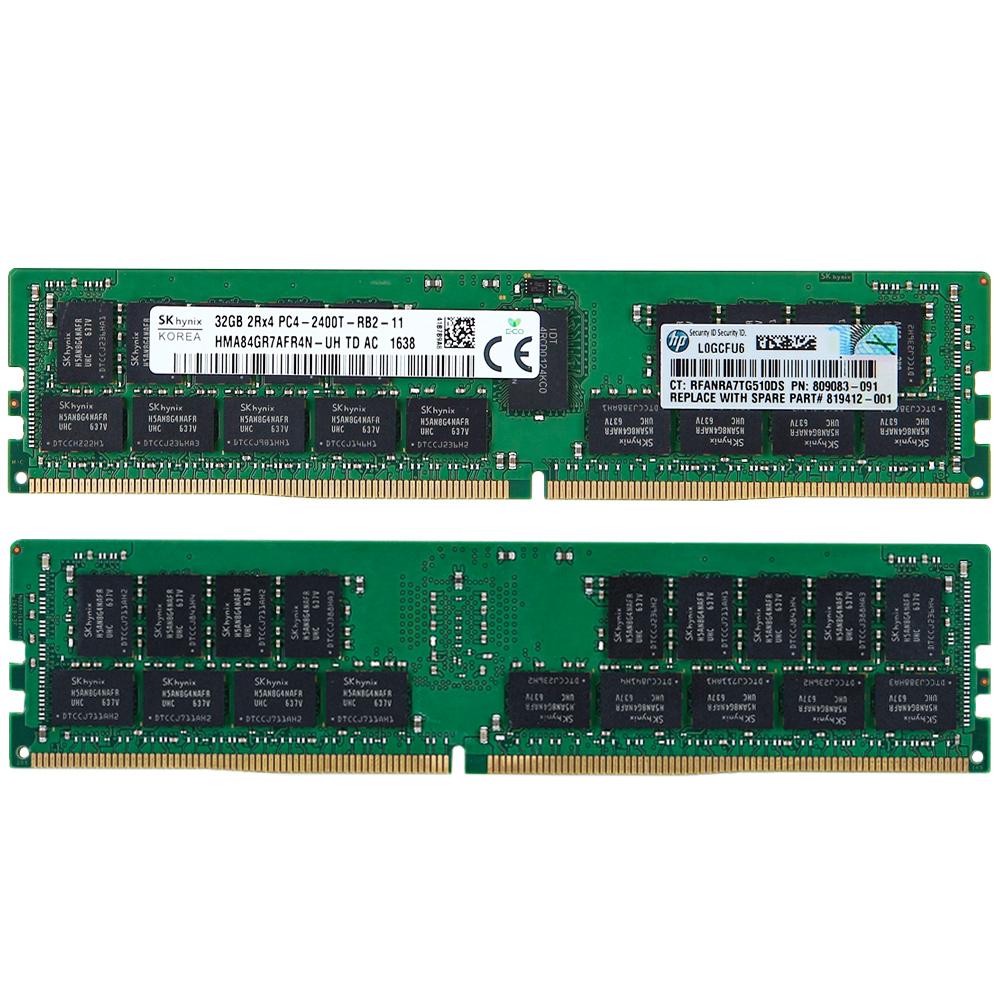HP HPE 805351 B21 809083 091 2400MHz 288P Dual Rank ECC Reg DDR4 Memory for G9