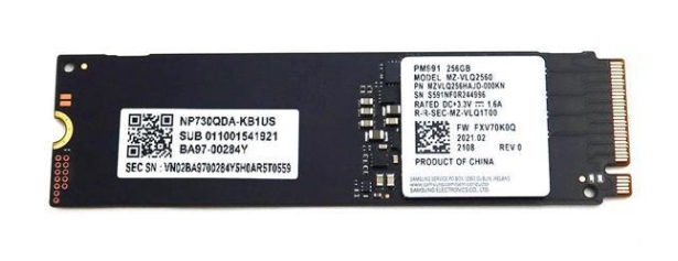 wholesale MZ-VLQ2560 Samsung PM991 256GB M.2 2280 Nvme Pcie GEN3 X4 SSD MZVLQ256HAJD 000KN M.2 SSD SamSung supplier