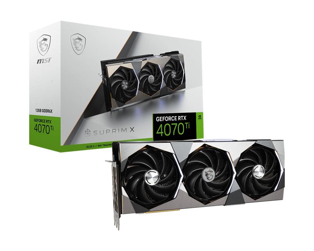 MSI RTX 4070 SUPRIM X Nvidia Geforce GPU
