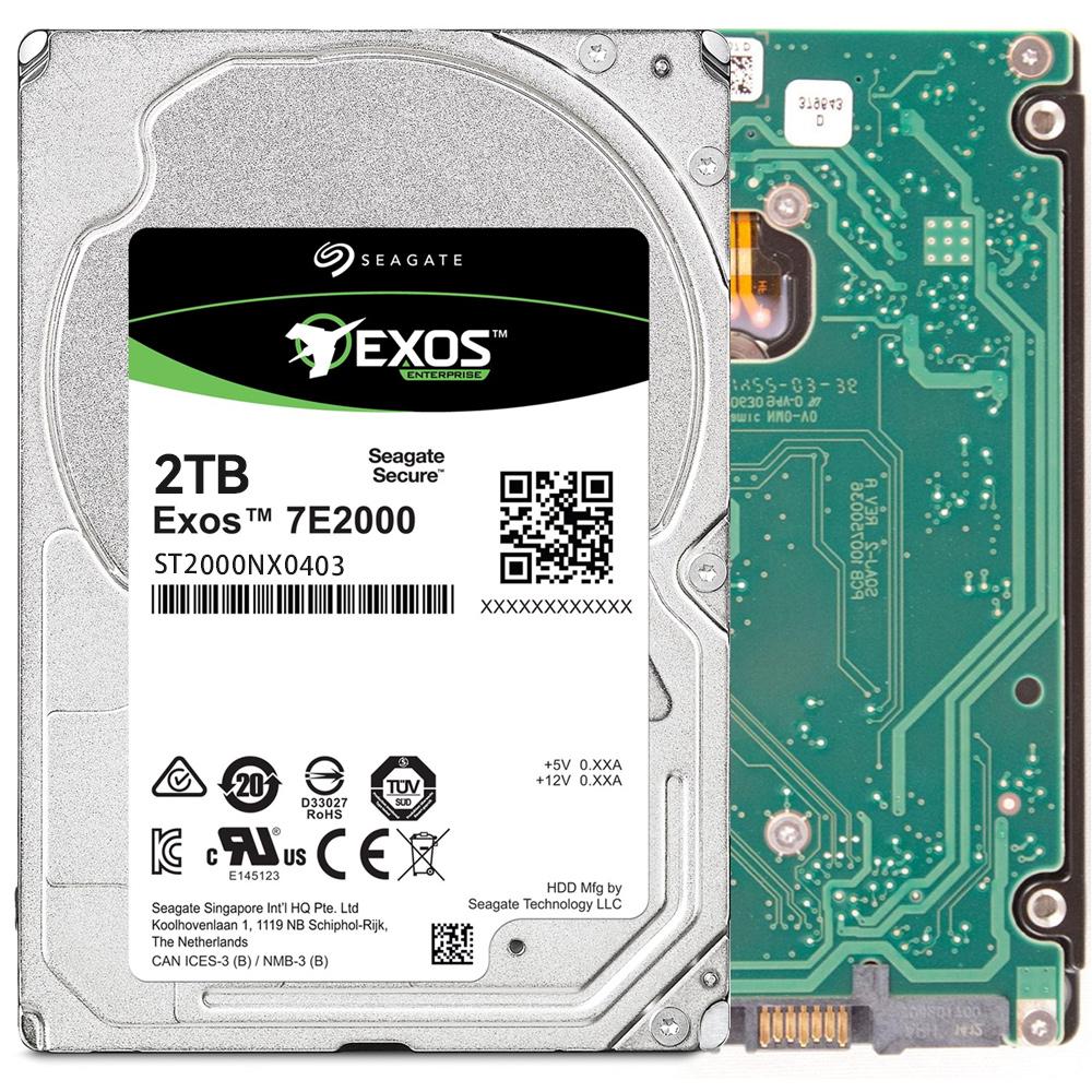 Seagate Exos 7E2000 2TB 2.5" 128MB ST2000NX0403 HDD Hard Disk Drive
