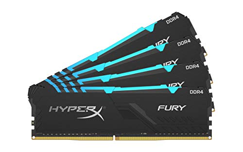 wholesale Kingston HyperX Fury RGB 64 GB DDR4-2400 4x16GB 288-pin DIMM Ram Memory Memory supplier
