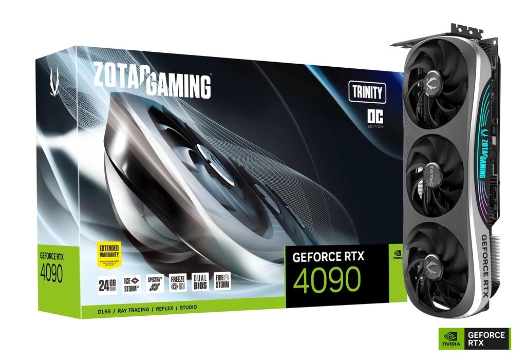 ZOTAC GAMING GeForce RTX 4090 Trinity OC ZT-D40900J-10P Nvidia GPU Graphic Card