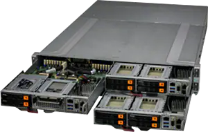 wholesale SYS-210GT-HNTF 2U4N GrandTwin with PCIe 4.0 Twin Server System Server supplier