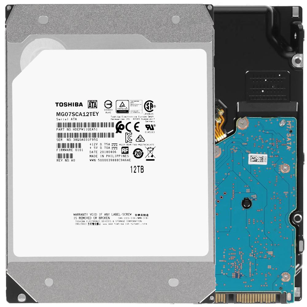 TOSHIBA MD07ACA 12TB 3.5" 256MB MG07SCA12TEY HDD Hard Disk Drive