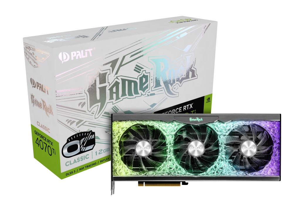 Palit RTX 4070 Ti GameRock Classic OC NED407TH19K9-1046G NVIDIA GPU Processor