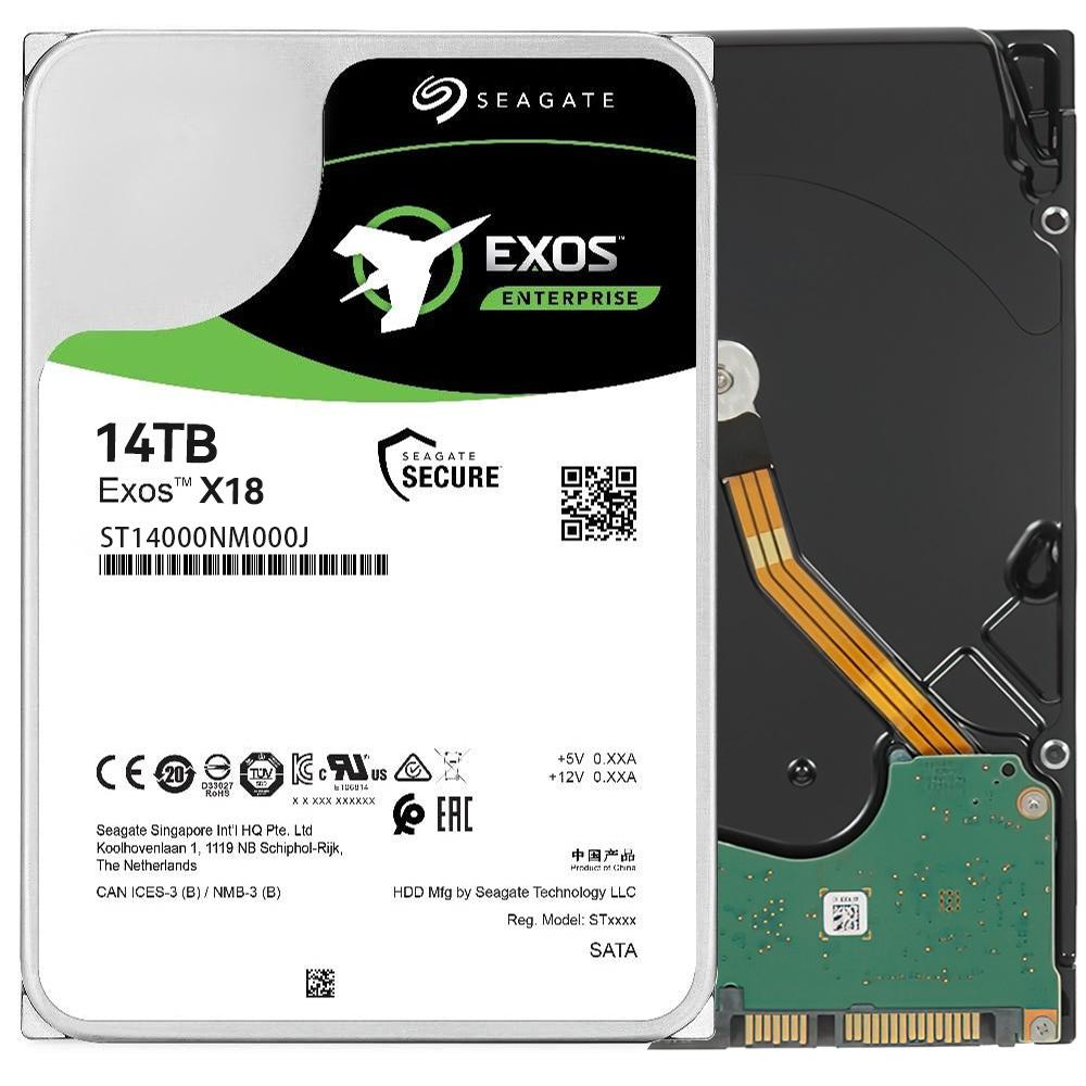 Seagate Exos X18 14TB 3.5" 260MB ST14000NM000J HDD Hard Disk Drive
