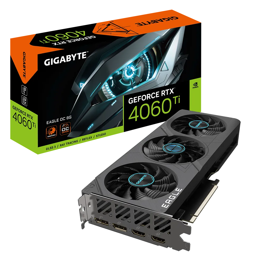 GIGABYTE RTX 4060 Ti EAGLE OC  GV-N406TEAGLE OC-8GD Nvidia Geforce GPU Graphics Card