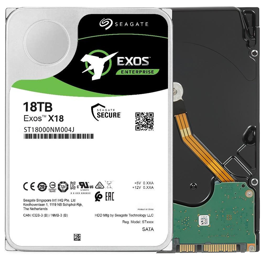Seagate Exos X18 18TB SAS 3.5" 257MB ST18000NM004J HDD Hard Disk Drive