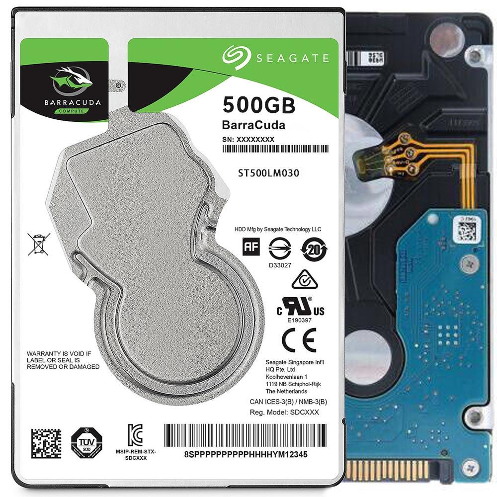 Seagate BarraCuda 500GB 2.5" 128MB ST500LM030 HDD Hard Disk Drive