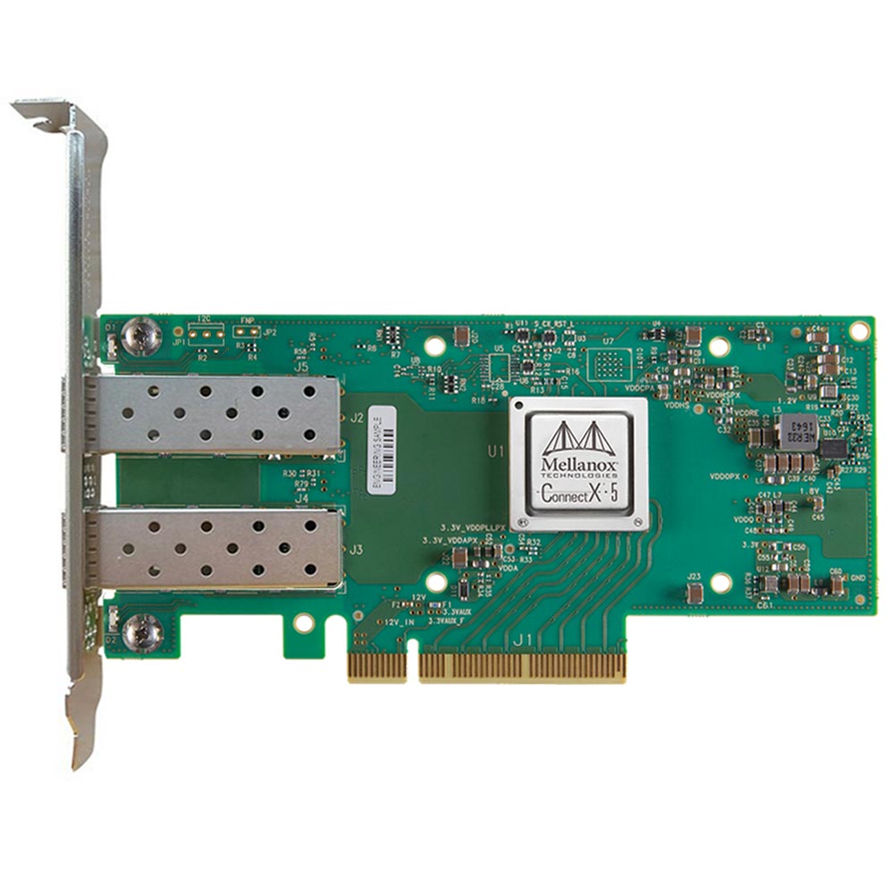wholesale Mellanox MCX512A-ACAT ConnectX-5 EN Network Interface Card Dual Port SFP28 PCIe 3x8 Nvidia Mellanox supplier