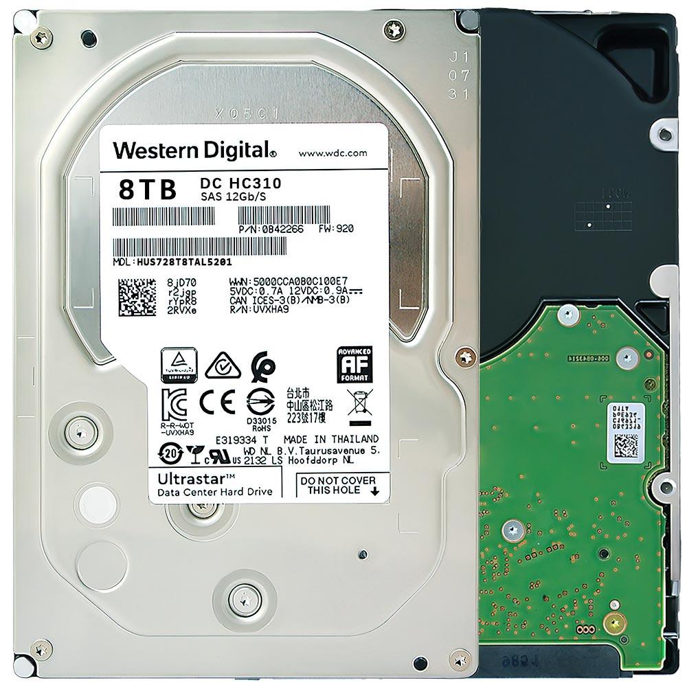 WD Ultrastar DC HC310 8TB SAS 3.5" 256MB HUS728T8TAL5201 HDD Hard Disk Drive