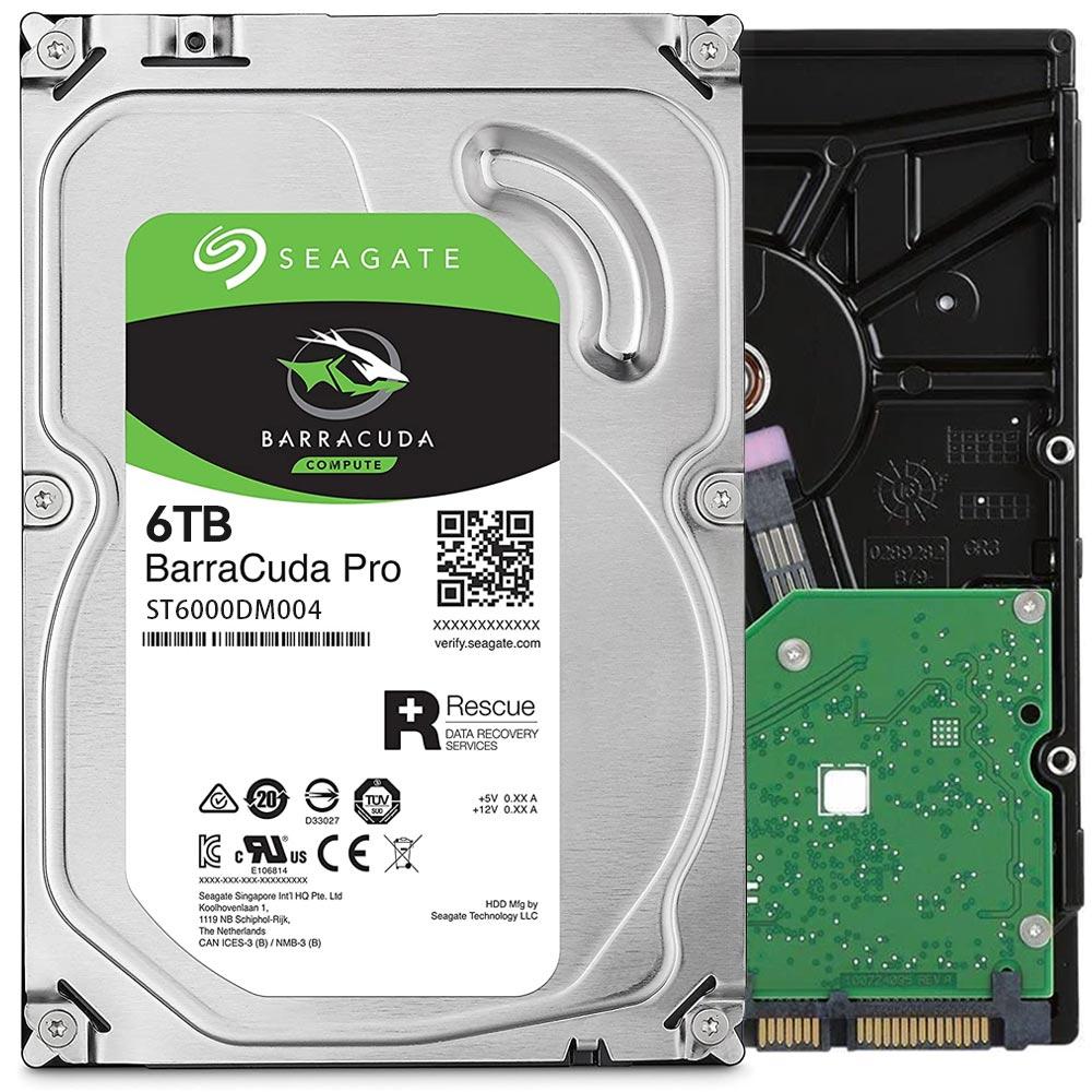 Seagate BarraCuda Pro 6TB 3.5" 256MB ST6000DM004 HDD Hard Disk Drive