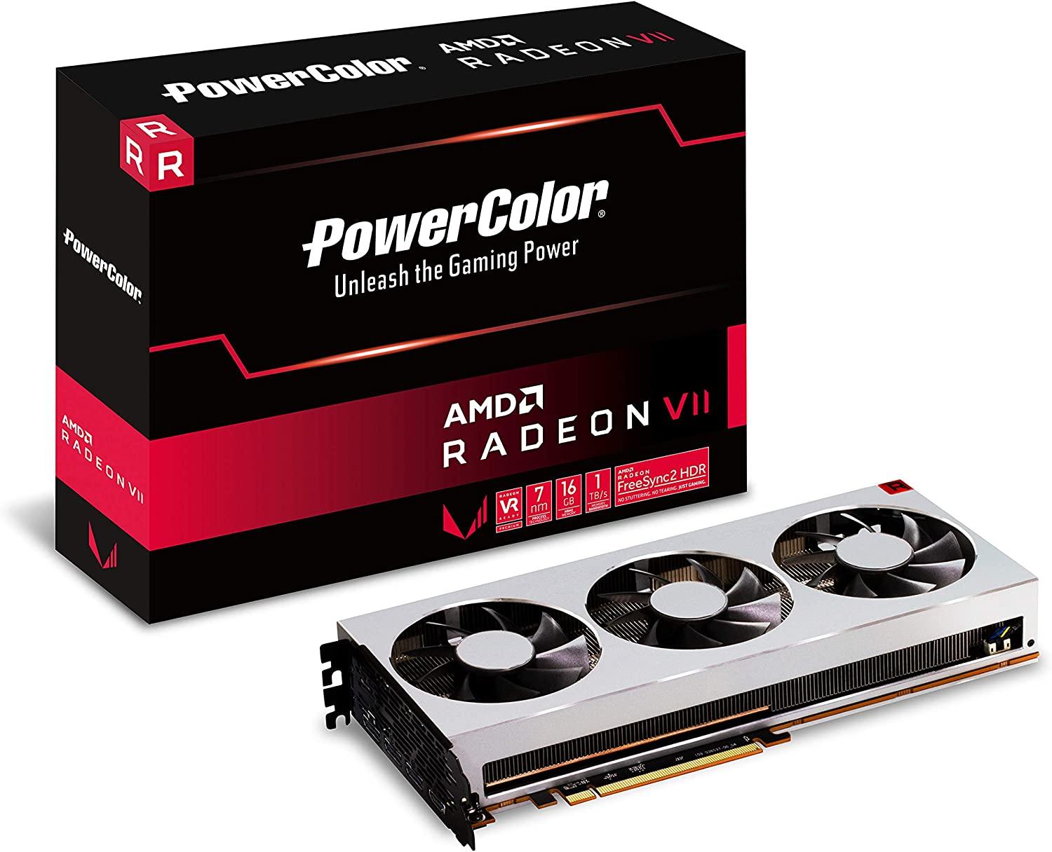 PowerColor Radeon VII 16GB HBM2 AXVII 16GBHBM2-3DH AMD GPU Graphic Card
