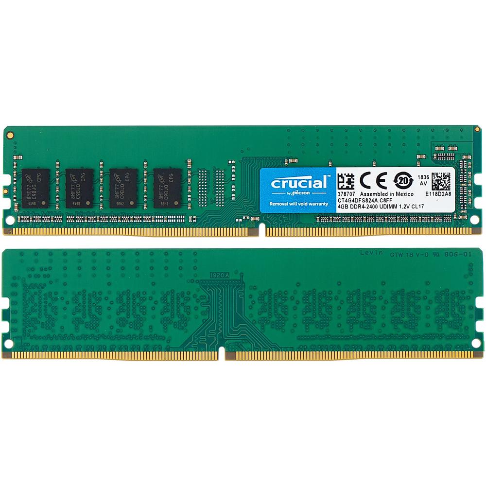 CRUCIAL MEMORY 16GB 2x8GB PC4 21300 DDR4 2666MHz UDIMM Memory RAM CT8G4DFS8266.M8FE