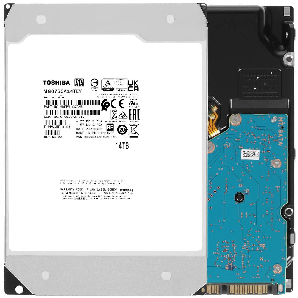 TOSHIBA MD07ACA 14TB 3.5" 256MB MG07SCA14TEY HDD Hard Disk Drive