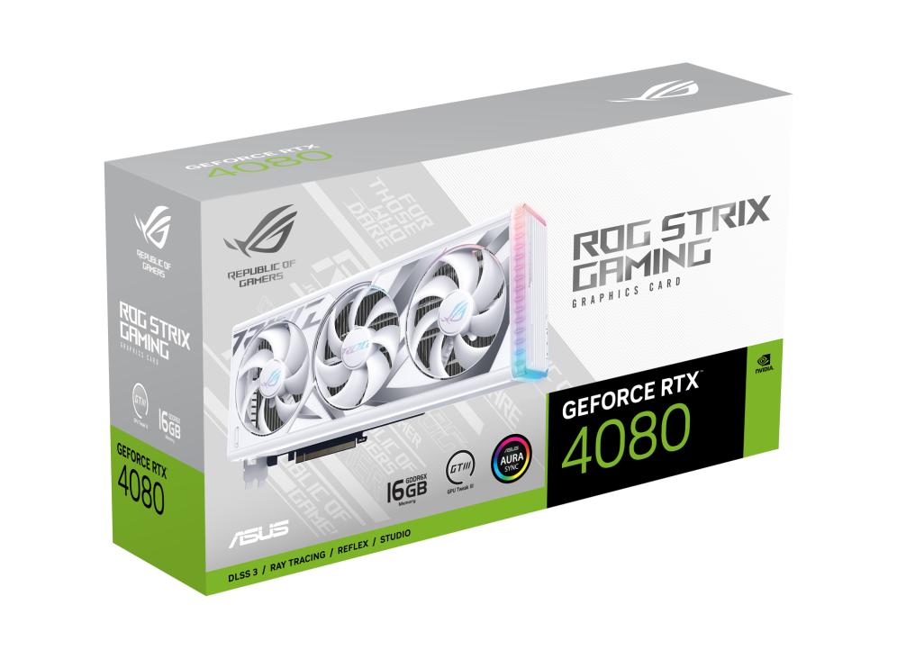 ASUS ROG STRIX RTX 4080 GAMING WHITE rog strix rtx4080 16g white model NVIDIA GPU Processor