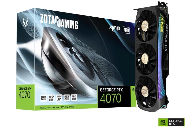 ZOTAC GAMING GeForce RTX 4070 AMP AIRO ZT-D40700F-10P Nvidia GPU