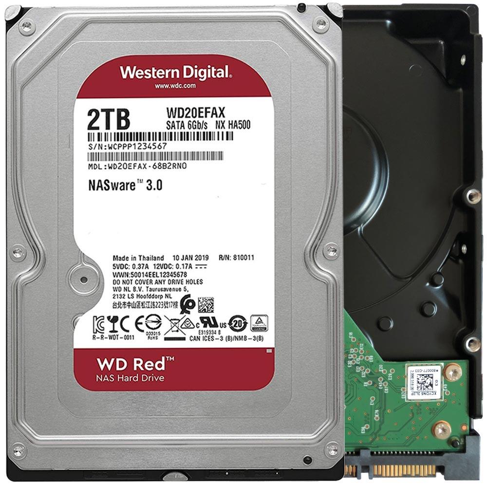 WD Red 2TB 3.5" 256MB WD20EFAX HDD Hard Disk Drive
