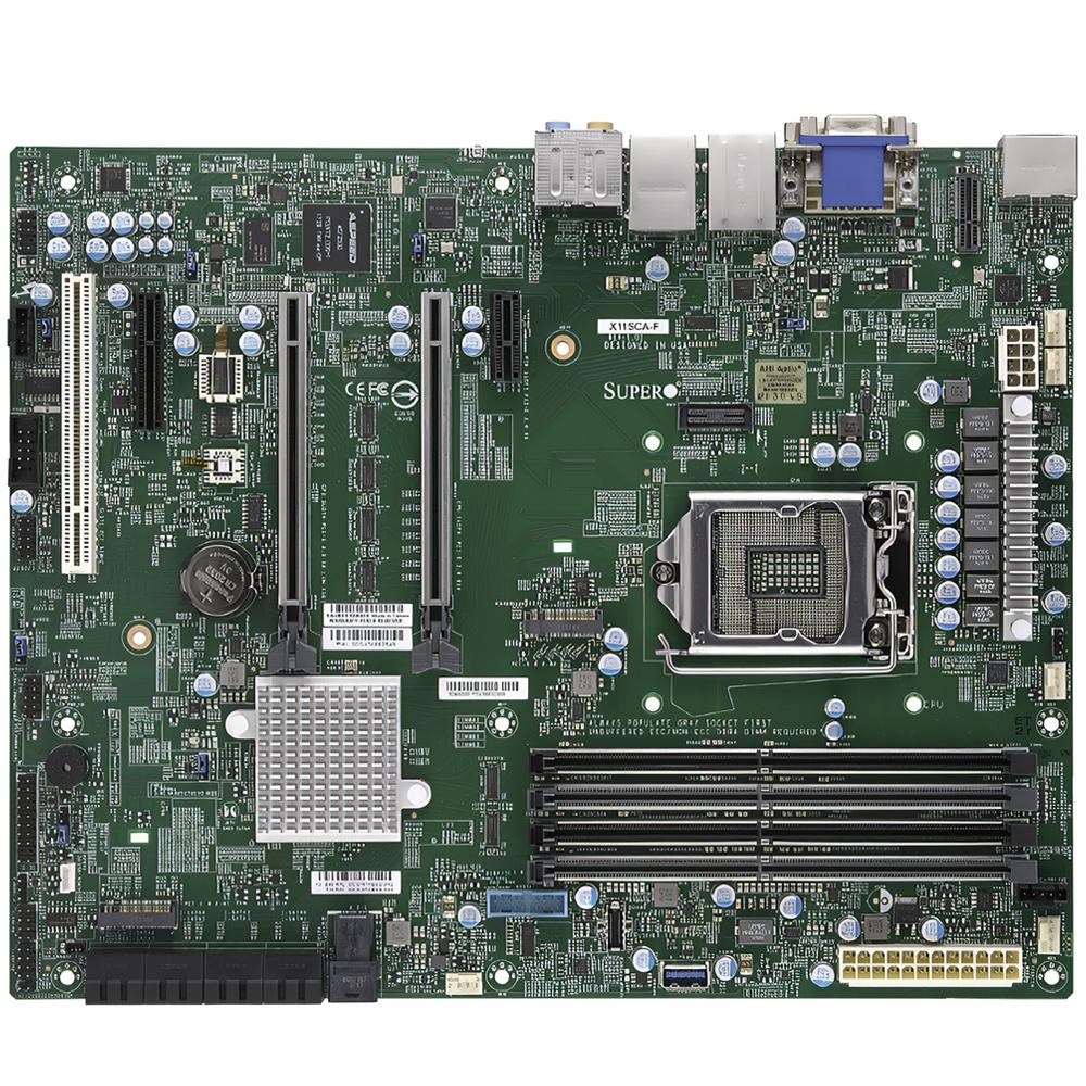 Supermicro Motherboard Motherboard-X11SCA-F-B Core I3 Socket 1151 C246 Up to 64GB PCIE SATA