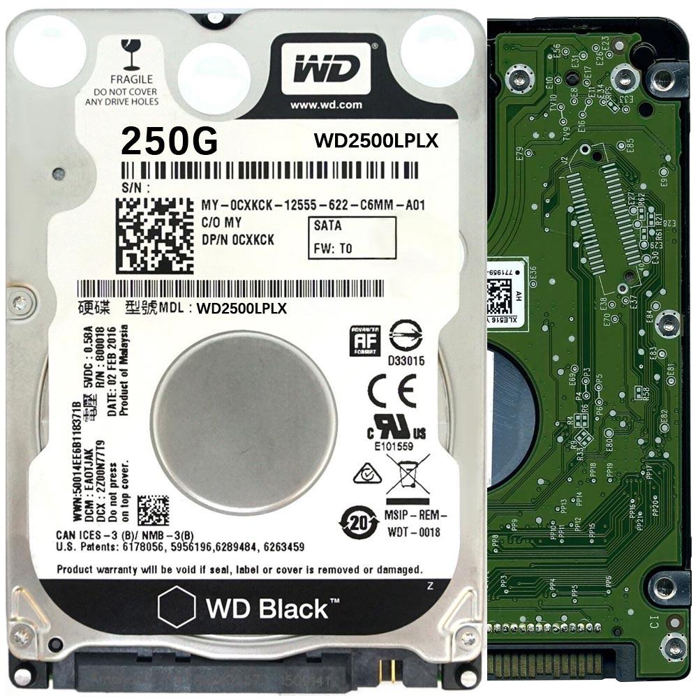 WD BLACK 250GB 2.5" 32MB WD2500LPLX HDD Hard Disk Drive