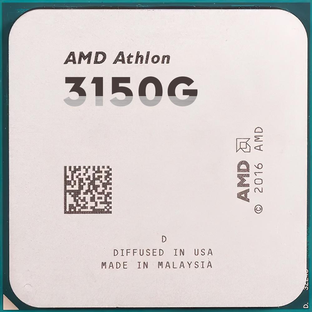 AMD Athlon Gold 3150G 4 Cores 4 Threads CPU Processor YD3150C5M4MFH