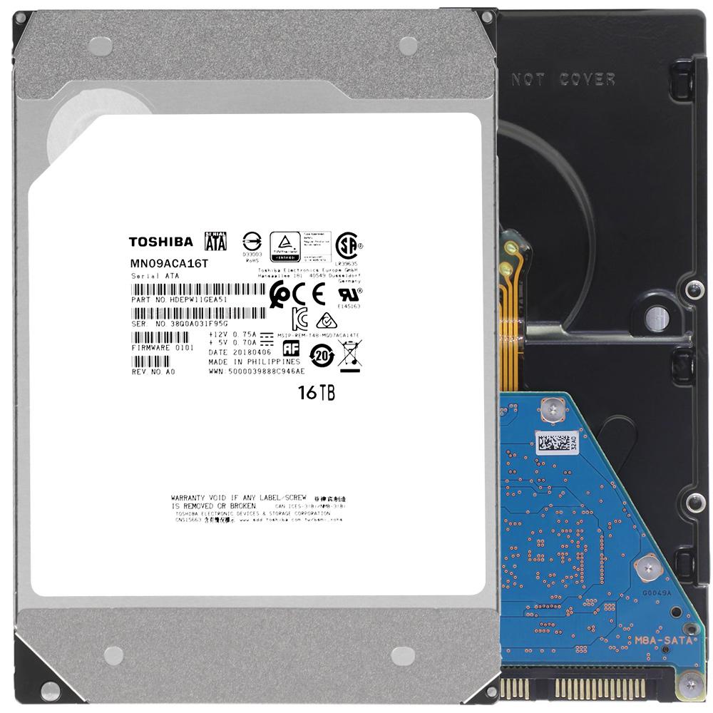 TOSHIBA 16TB 3.5" 512MB MN09ACA16T HDD Hard Disk Drive