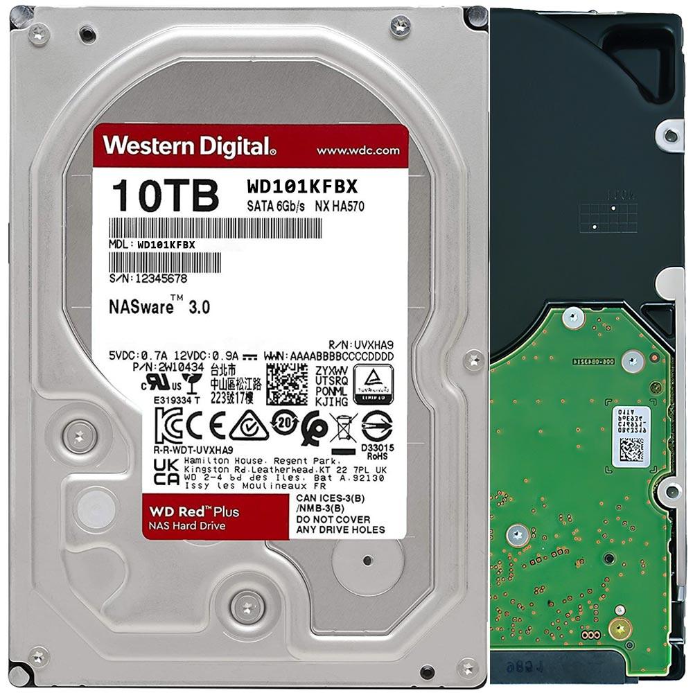 WD Red Pro 10TB 3.5" 256MB WD101KFBX HDD Hard Disk Drive