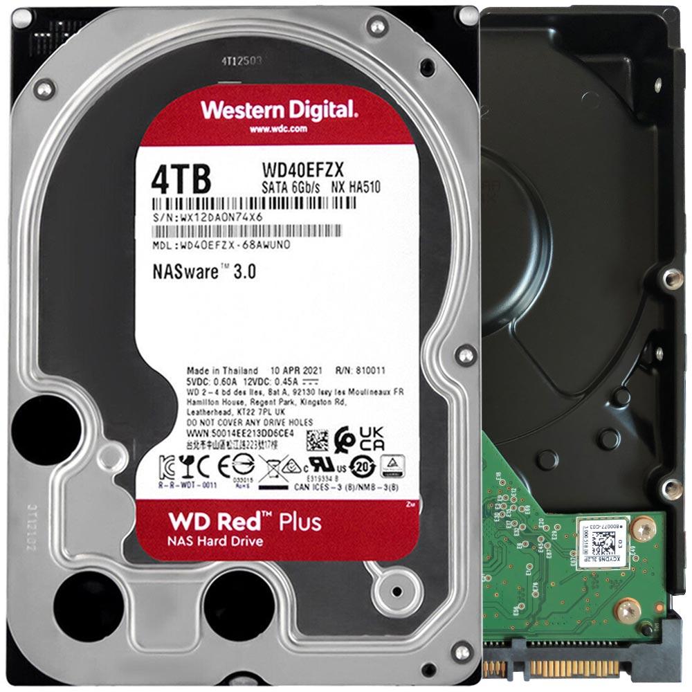 WD Red Plus 4TB 3.5" 128MB WD40EFZX HDD Hard Disk Drive