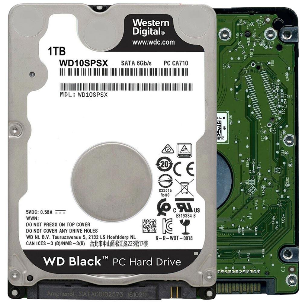 WD BLACK 1TB 2.5" 64MB WD10SPSX HDD Hard Disk Drive