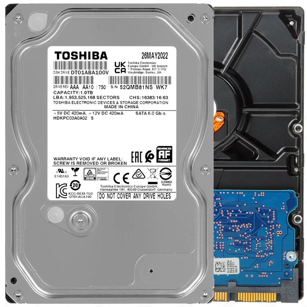 TOSHIBA DT01-V 1TB 3.5" 32MB DT01ABA100V HDD Hard Disk Drive