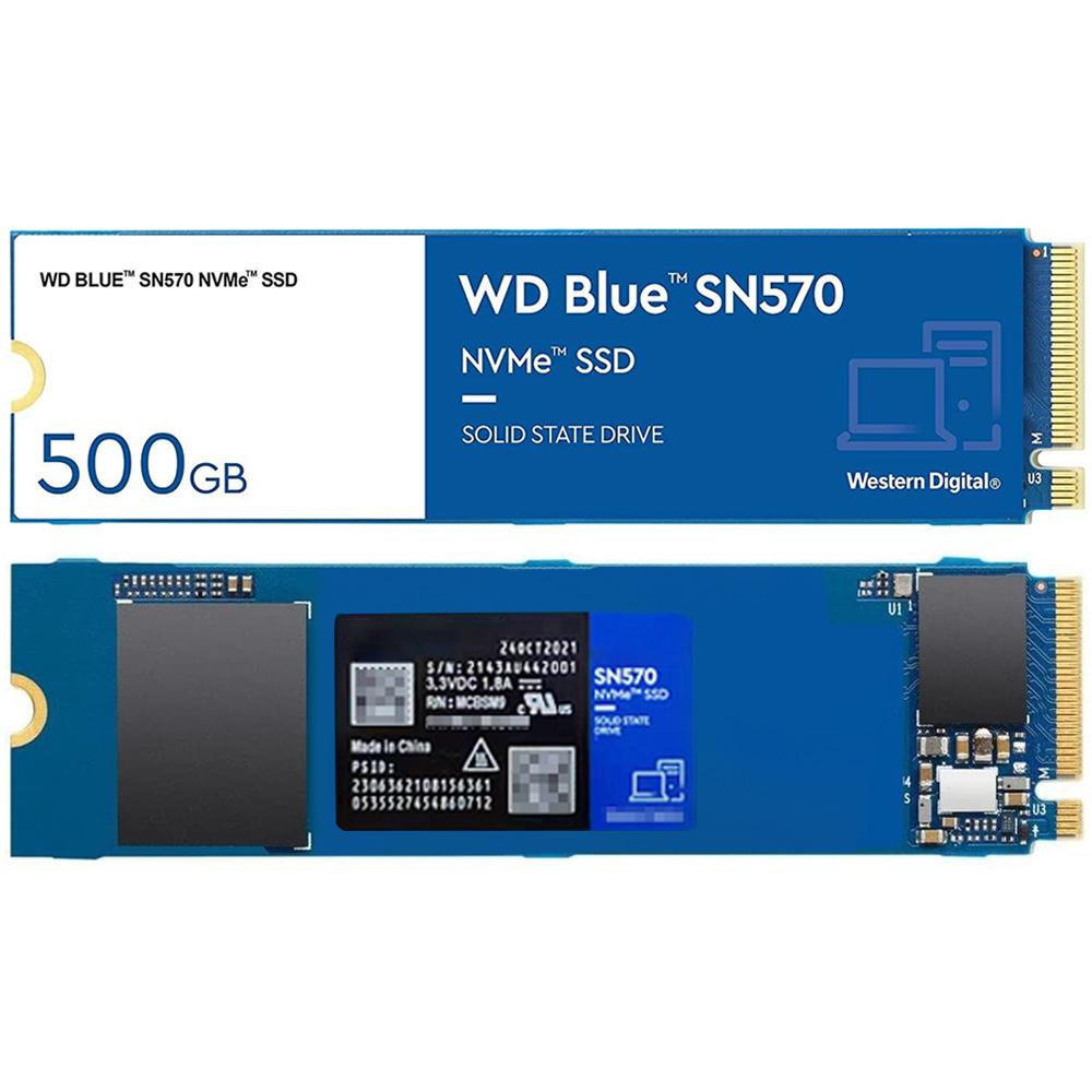 wholesale Western Digital SN570 500GB M.2 2280 NVME PCIe 3.0 x4 WDS500G3B0C Solid State Disk supplier