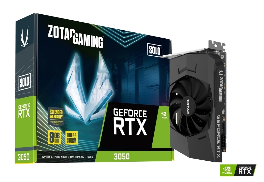 ZOTAC GAMING GeForce RTX 3050 Solo ZT-A30500G-10L Nvidia GPU Graphic Card