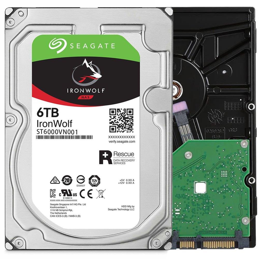 Seagate IronWolf 6TB 3.5" 256MB ST6000VN001 HDD Hard Disk Drive