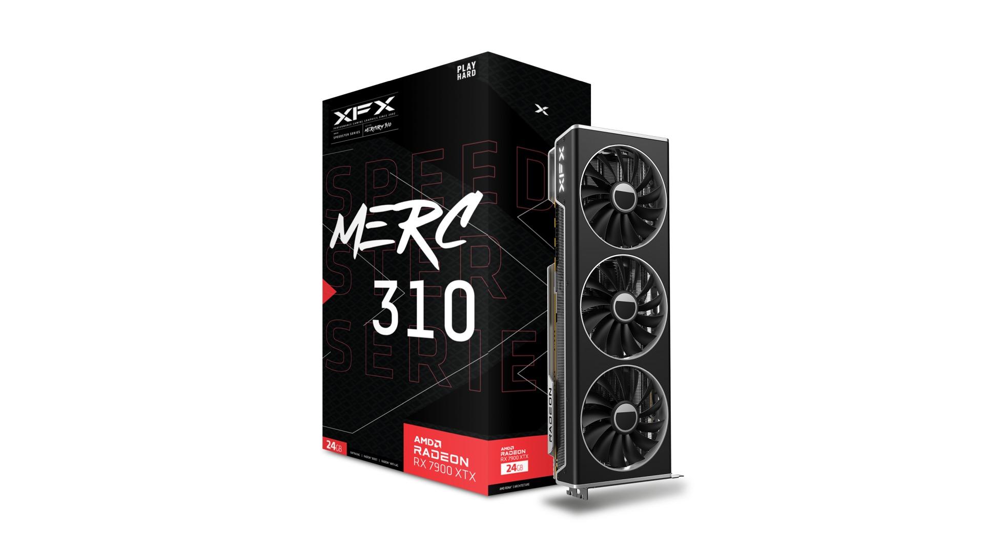 XFX Speedster SWFT310 RX 7900 XTX Black RX-79XMERCB9 AMD GPU Processor