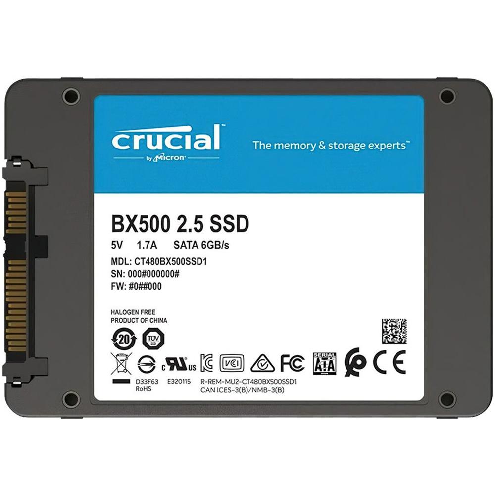 wholesale Crucial BX500 480GB 3D NAND SATA 2.5-inch SSD CT480BX500SSD1 Solid State Disk supplier