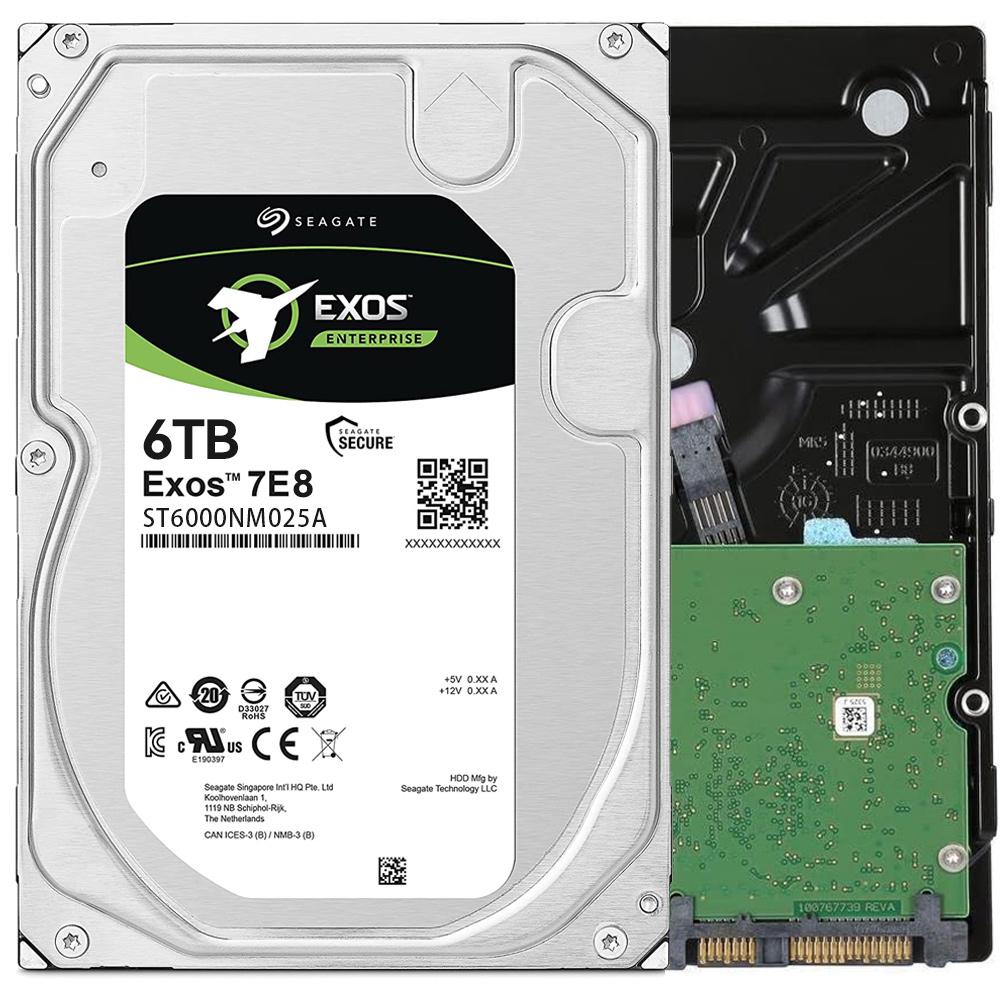 Seagate Exos 7E8 6TB 3.5" 256MB ST6000NM025A HDD Hard Disk Drive