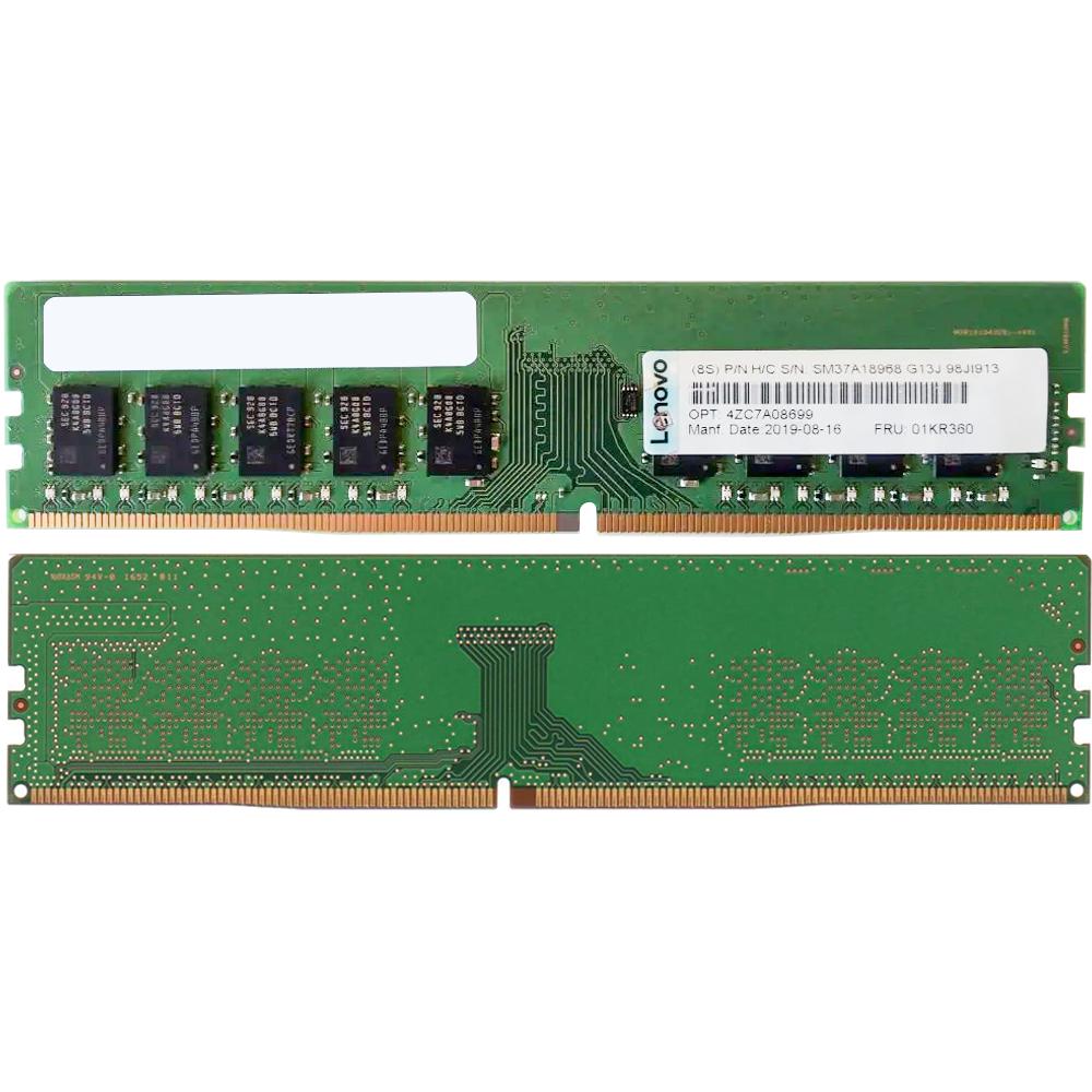 Lenovo 4ZC7A08699 8GB PC4 21300 DDR4 2666MHz  2Rx8 1.2V ECC UDIMM
