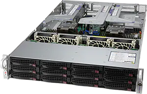 wholesale SYS-620U-TNR SuperMicro Rackmount server X12 H12 Hyper and Ultra PCIe 4.0 1U Dual Processor Server supplier